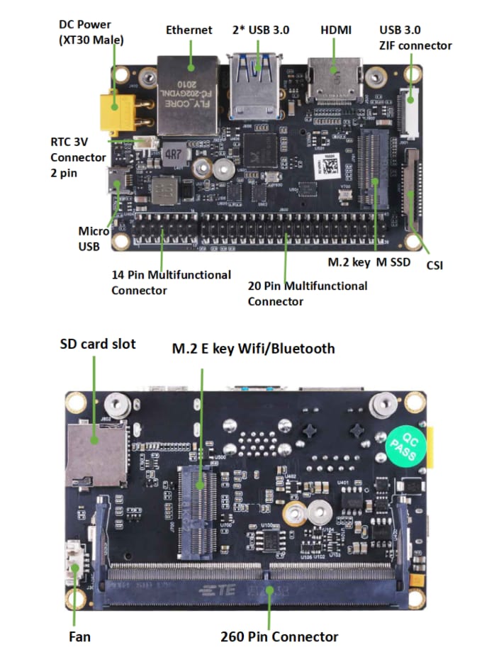 Seeed Studio A203 2 Version Carrier Board
